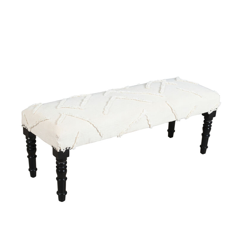 Aurora Contemporary Upholstered Accent Bench image number 0