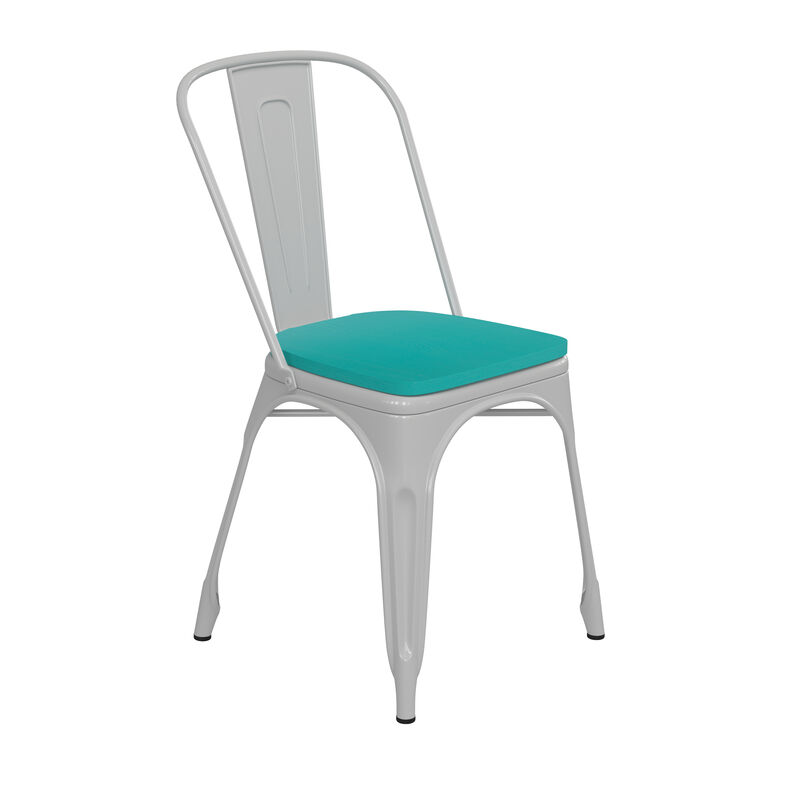 Metal Colorful Restaurant Chairs image number 0