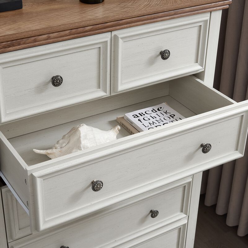 Rurwod Modern 6-Drawer Chest image number 5