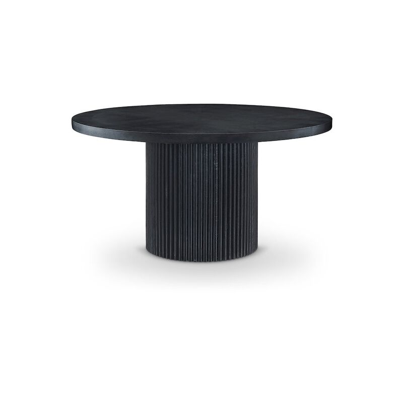 Meridian Furniture Belinda Black Oak Veneer Dining Table