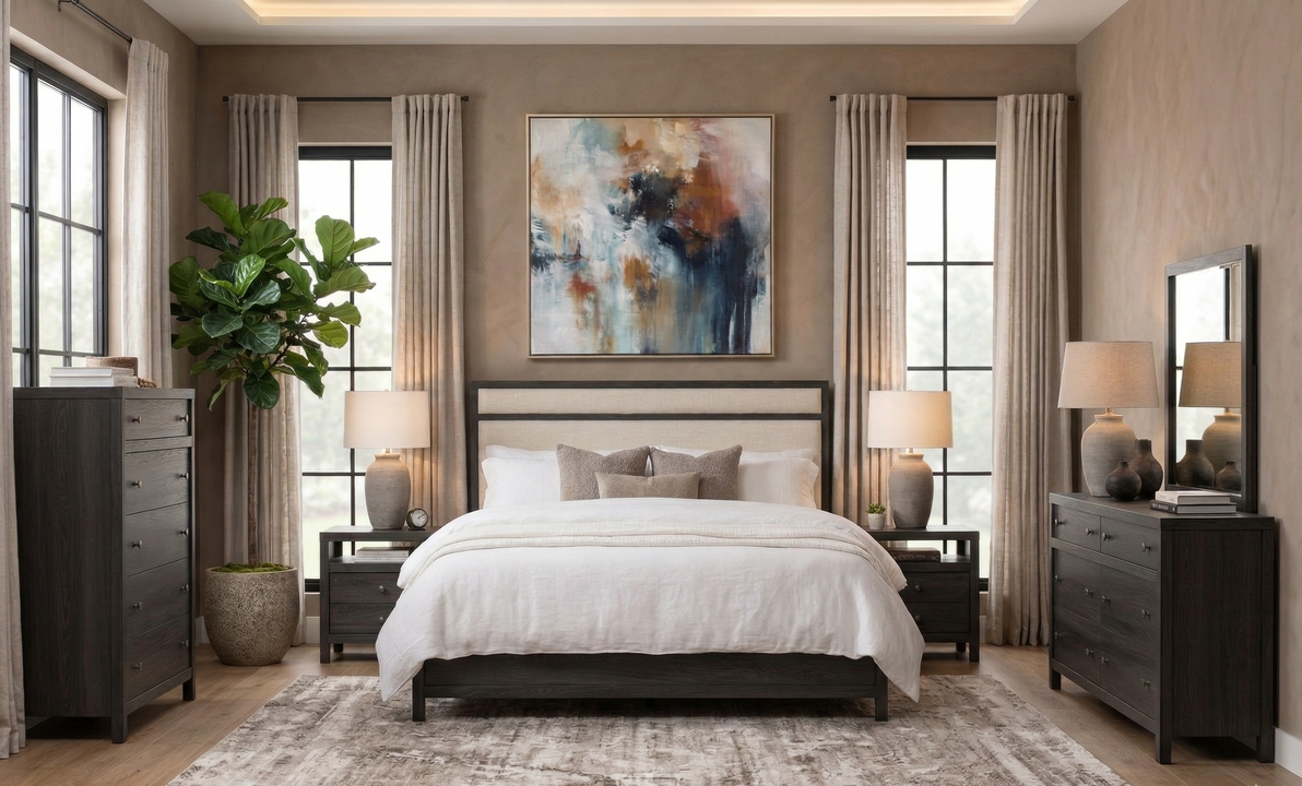 Merrifield Black King 3 Piece Bedroom Set