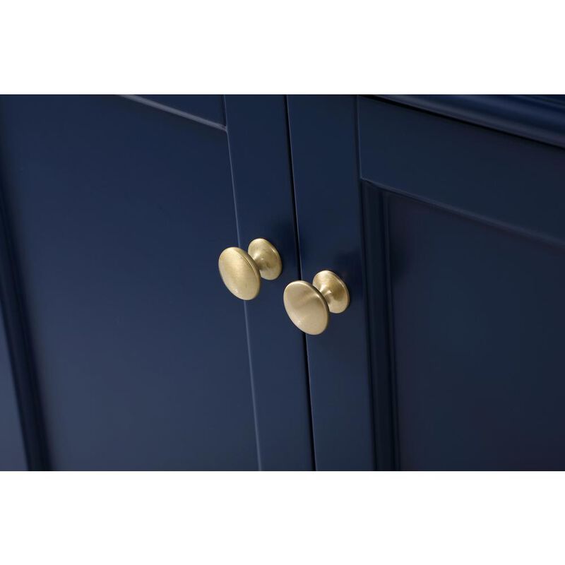 Elegant Kitchen and Bath 60 inch Single bathroom vanity in blue