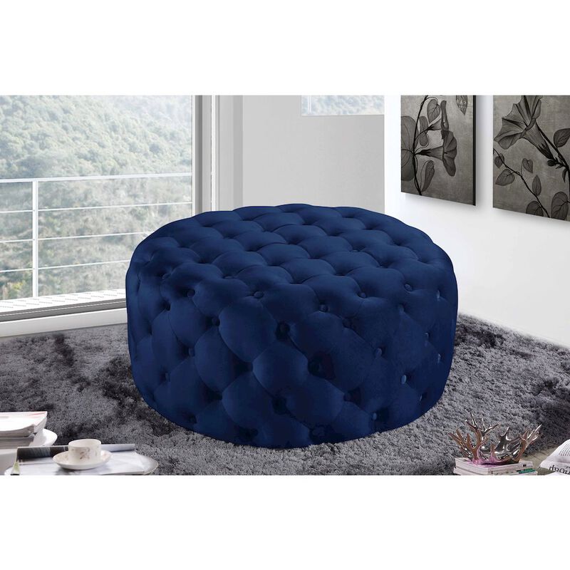 Meridian Furniture Addison Velvet Ottoman/Bench