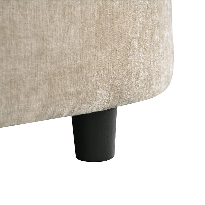 Merax Chenille Fabric Sofa Chaise Lounge