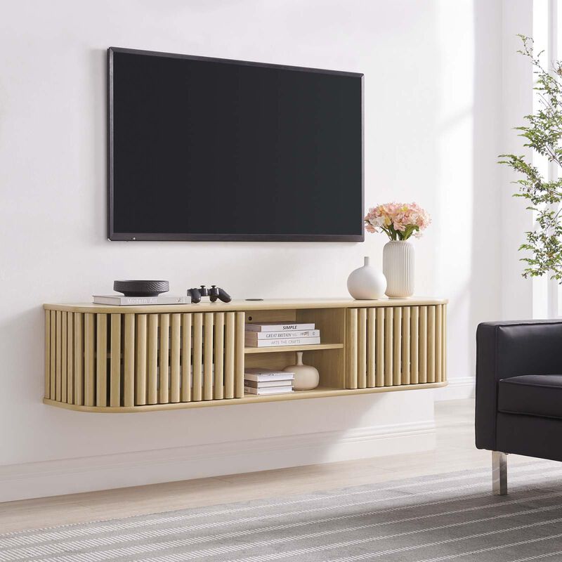 Fortitude 63" Wall-Mounted TV Stand image number 8