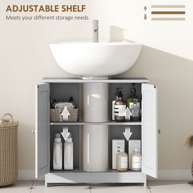 Hivvago Bathroom Vanity Storage Cabinet Under Sink 2 Doors image number 4