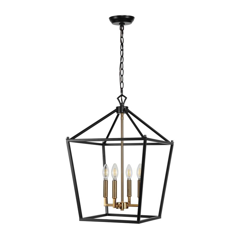 PagodaBulb Lantern Metal LED Pendant