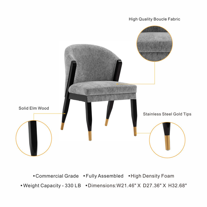 Ola Gray Dining Chair