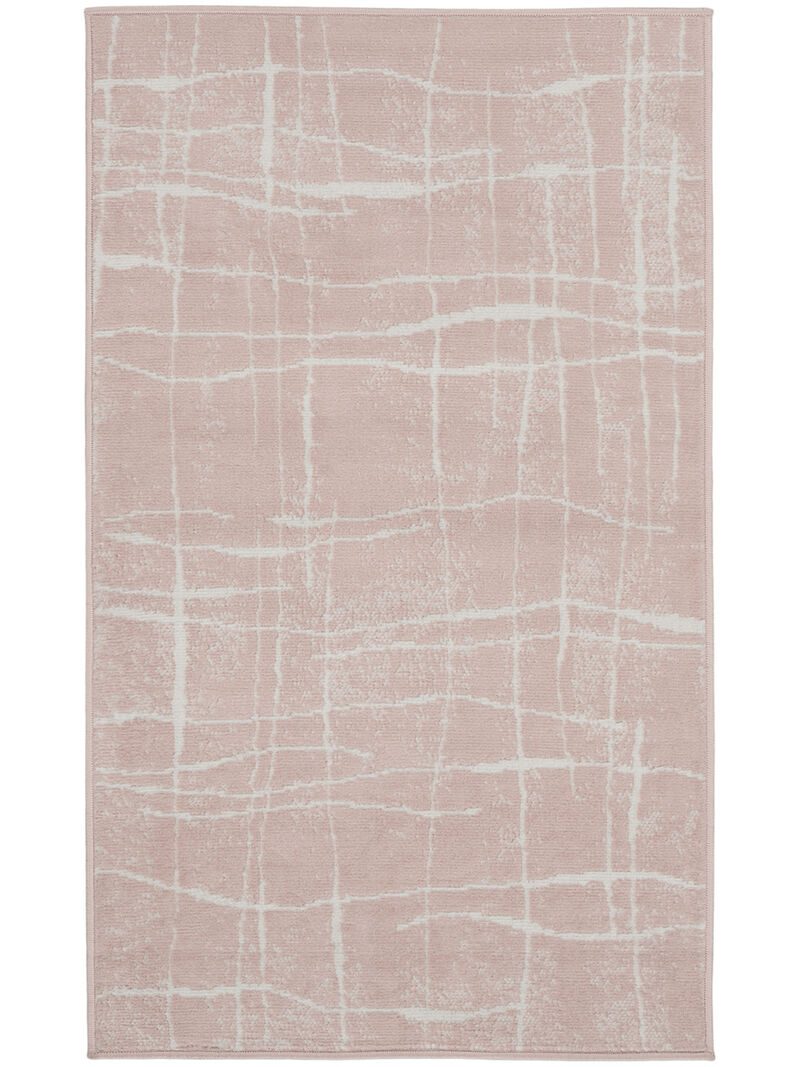 Whimsicle WHS09 Pink/Ivory 3' x 5' Rug