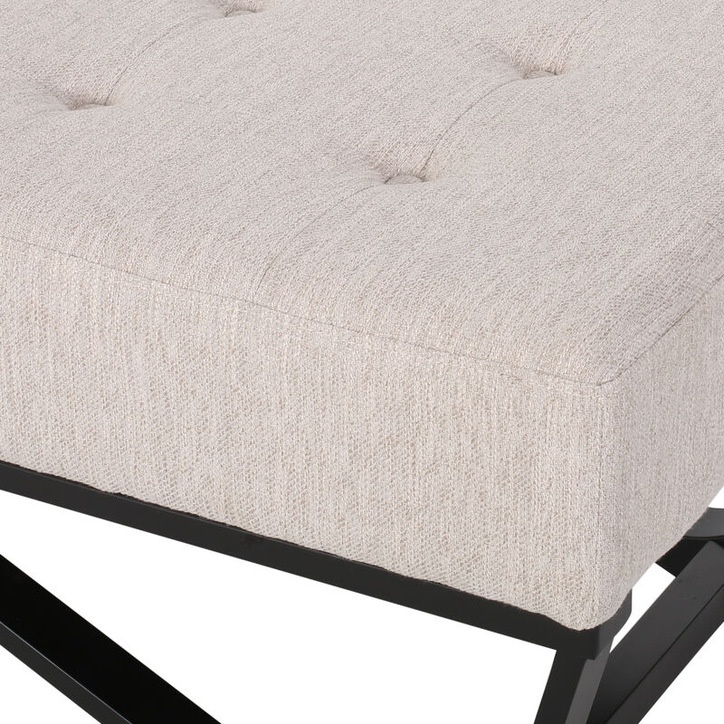 Merax Button-Tufted Ottoman Bench