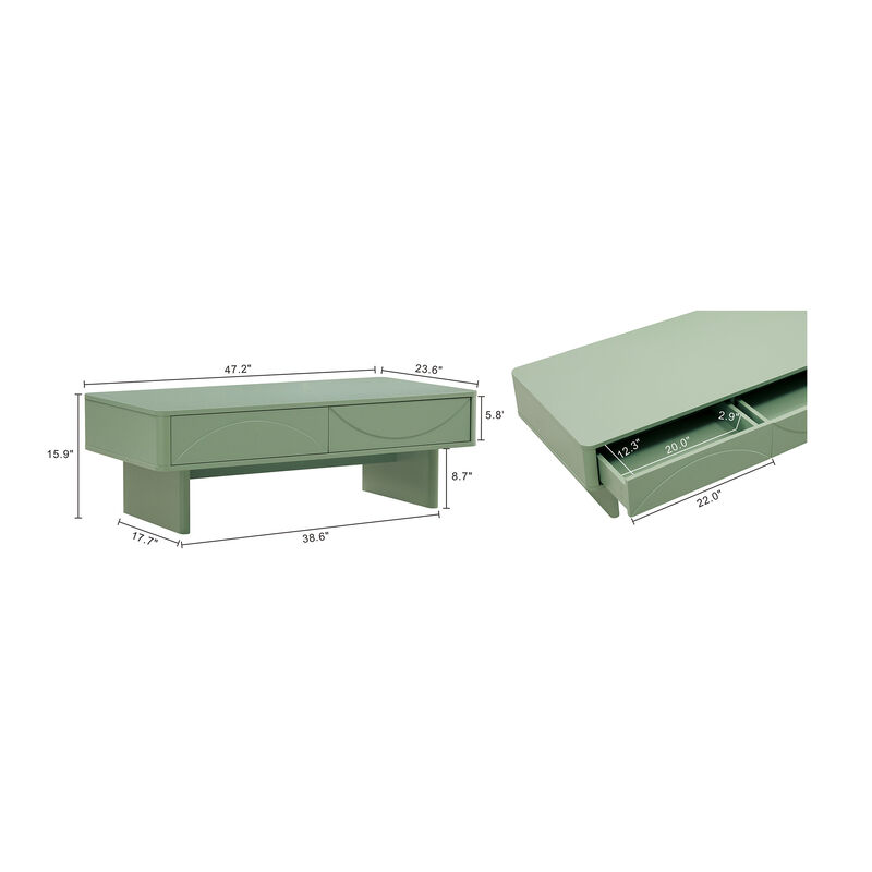 Ella Green Coffee Table