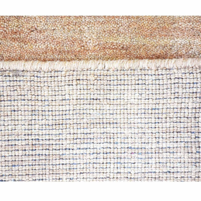 RUGSOTIC CARPETS HAND KNOTTED LOOM WOOL ECO-FRIENDLY AREA RUGS  - Contemporary Modern, High Pile Thick Handmade Anti Skid Area Rugs for Living Room, Bed Room (L00501) image number 2