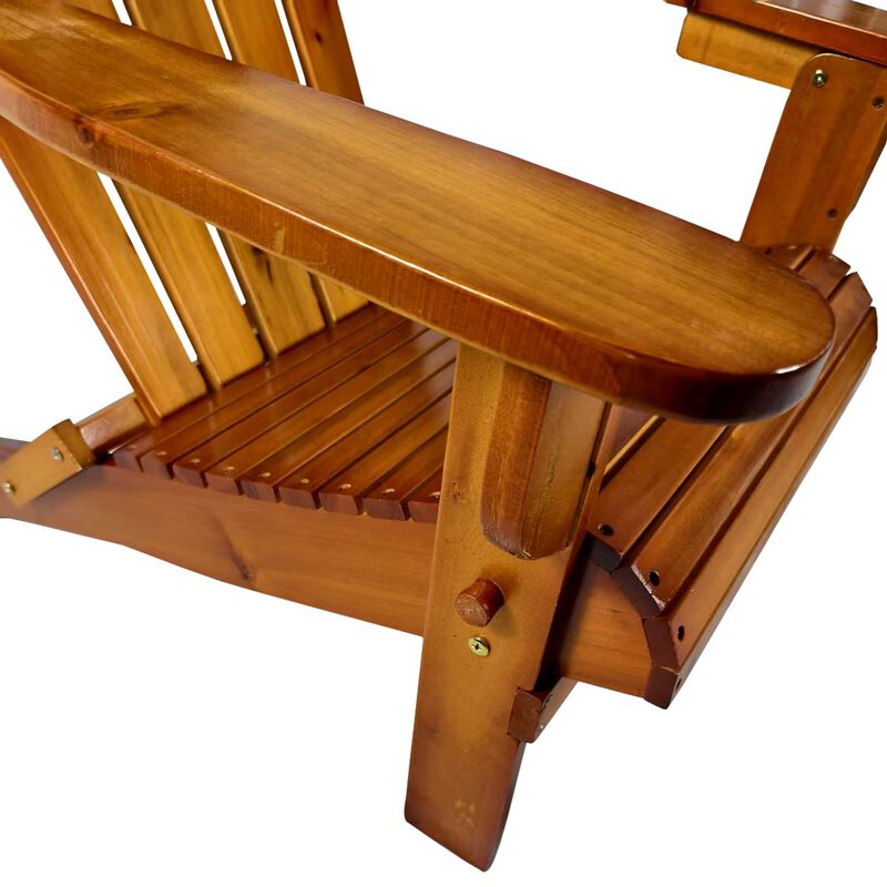 Hivvago Wood Adirondack Folding Chair image number 9