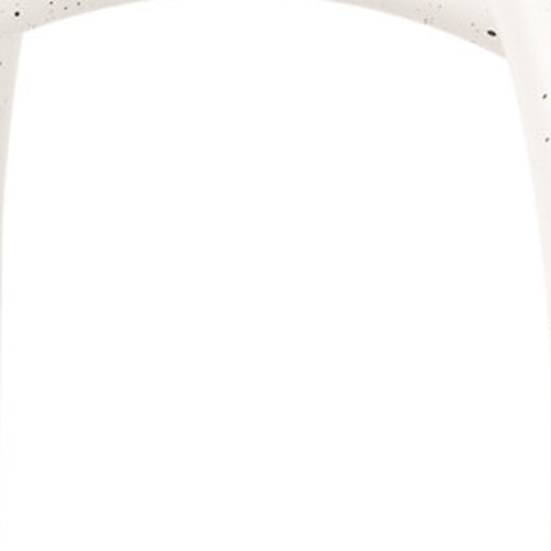 HomeRoots Set of Two White Iron Modern Abstract Tabletop Sculptures image number 2