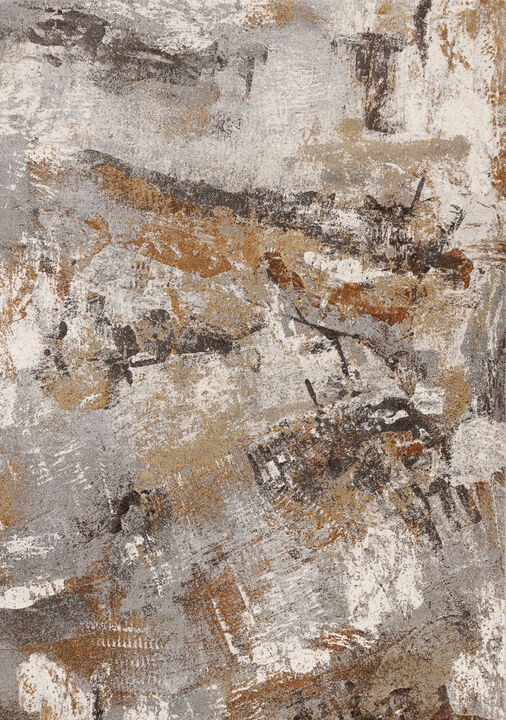 HomeRoots Abstract Area Rug
