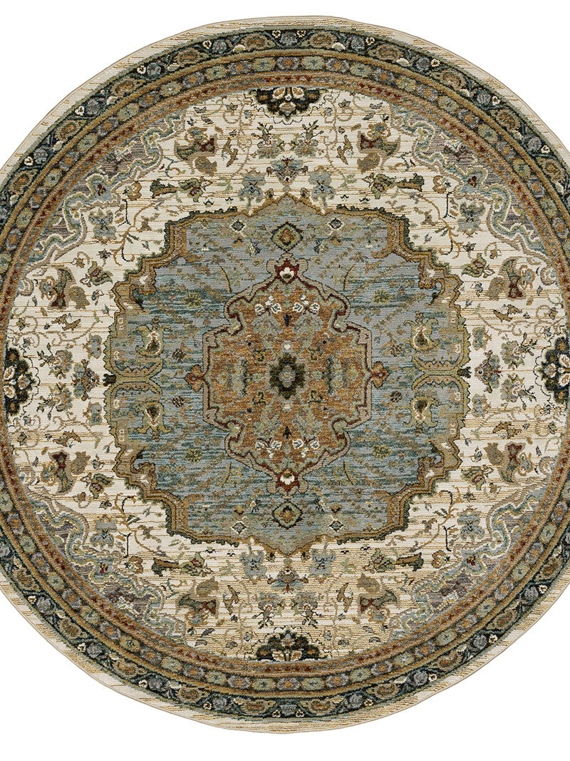 Andorra 3'3" x 5'2" Ivory Rug image number 2