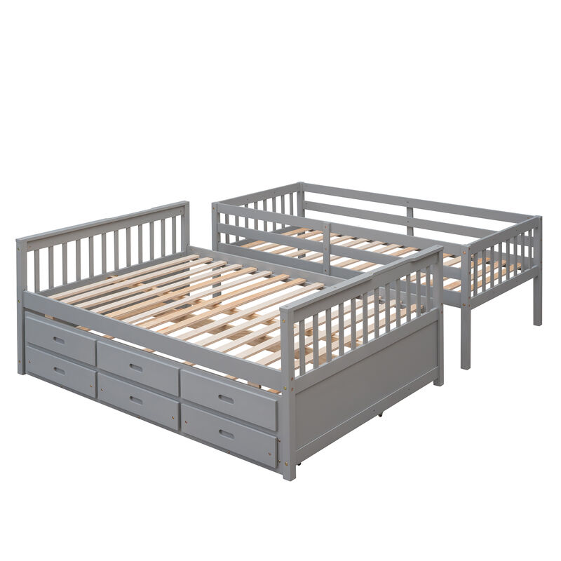 Merax Separable Bunk Bed with Storage Drawers