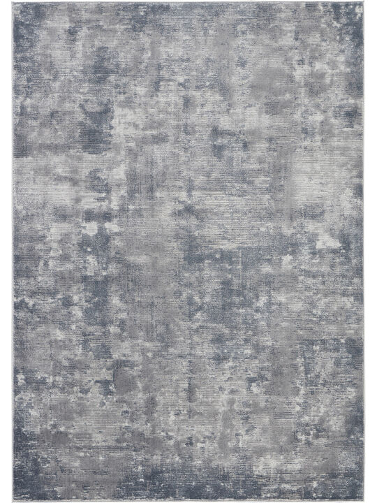 Rustic Textures RUS05 Gray 3'11" x 5'11" Rug