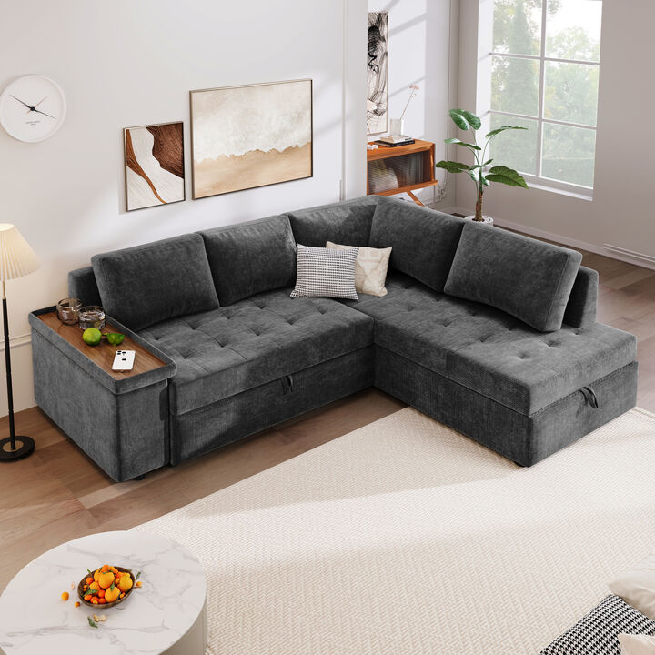 Fenneg L-Shape Sectional Sleeper Sofa