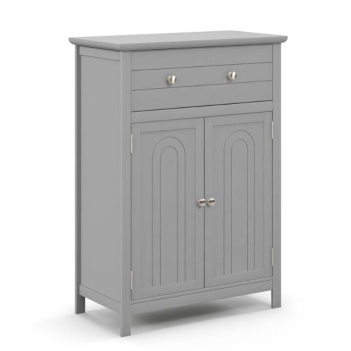 Free Standing Bathroom Storage Cabinet with Large Drawer