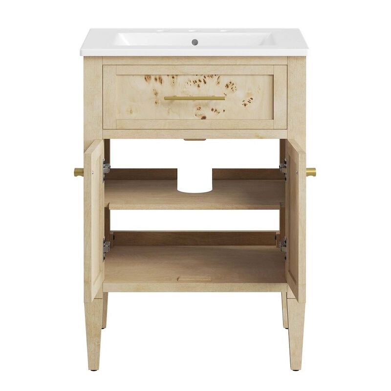 Modway Elysian 24 Wood Bathroom Vanity