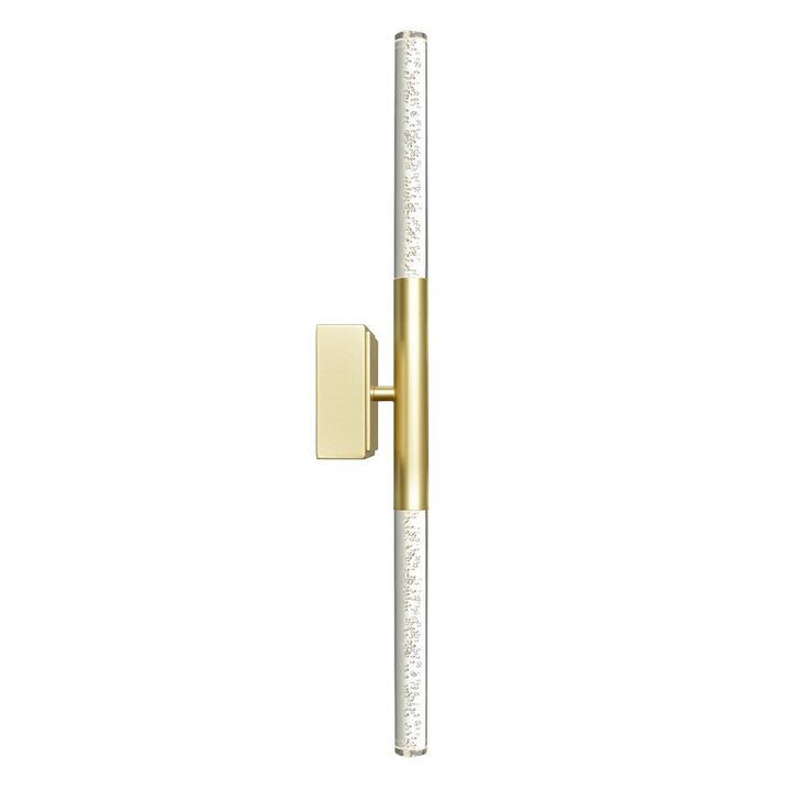 Dragonswatch Integrated LED Satin Gold Vanity Light