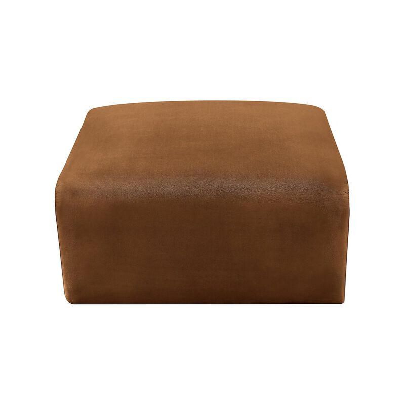 Meridian Furniture Arc Vegan Leather Ottoman