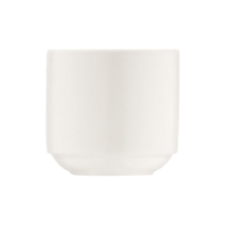 Banquet dia.2" h:2" Round Warm White Vitrified Cup (Set of 4)