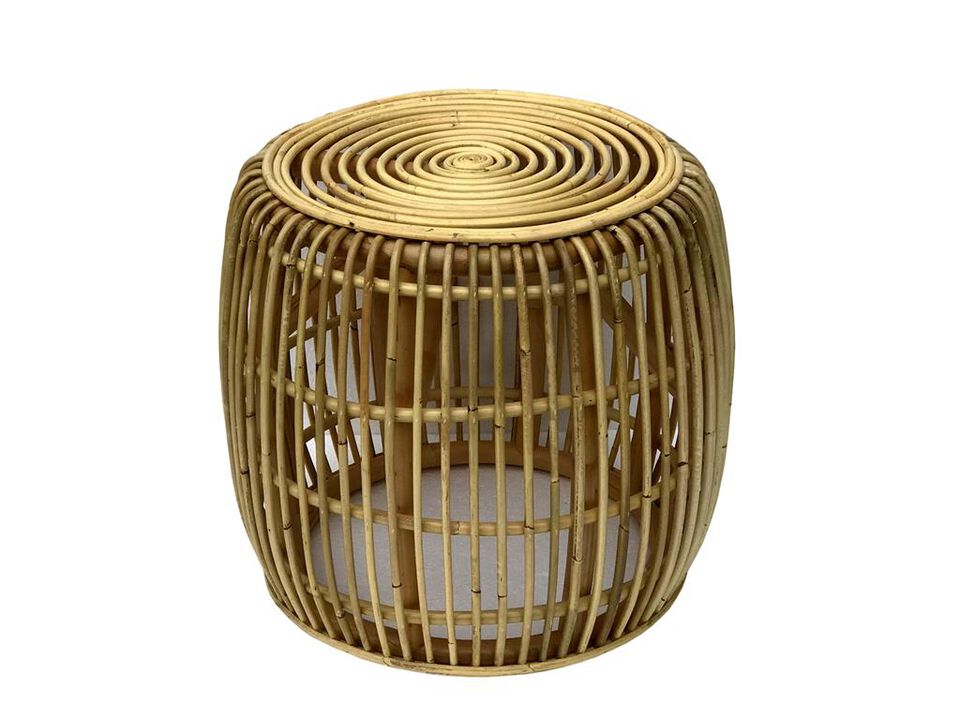 Rattan Drum Table