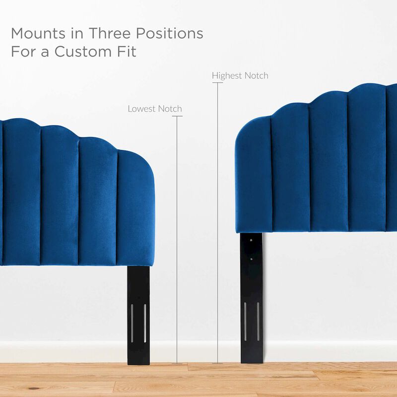 Veronique Performance Velvet Full/Queen Headboard image number 6