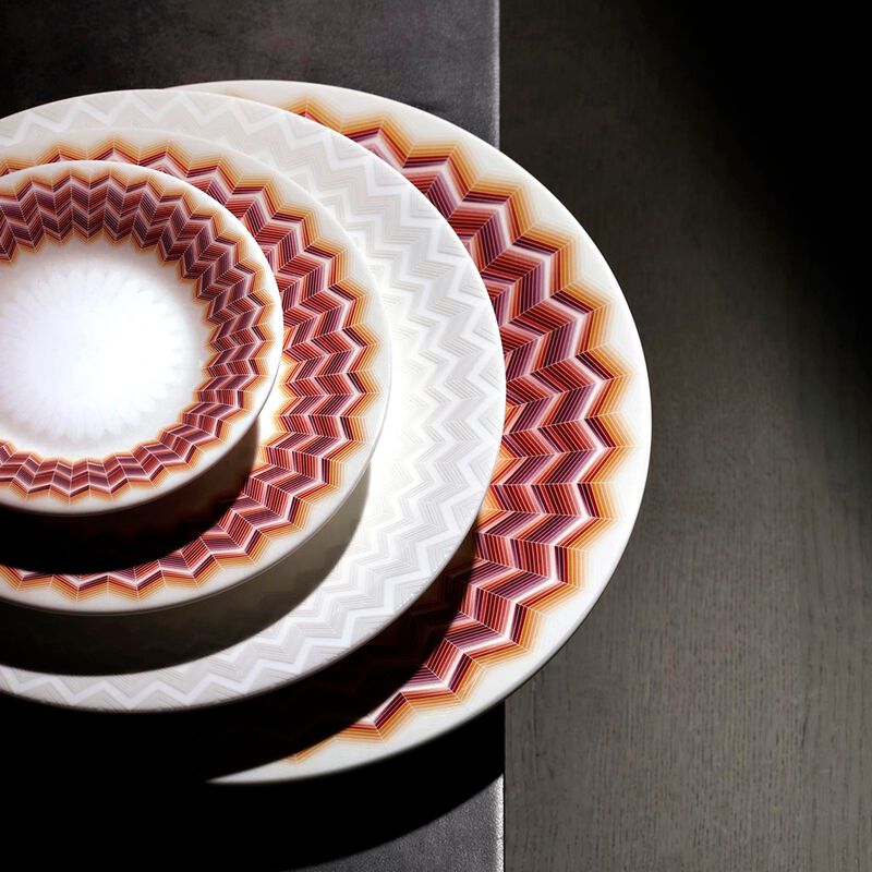 Bread & Butter Plates ZIG ZAG JARRIS 156 Set of 6, diam. 6.1" image number 2