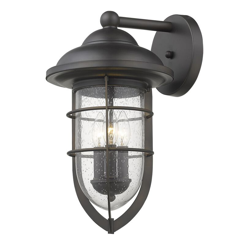 Hivvago Dylan 3-Light Oil-Rubbed Bronze Wall Light