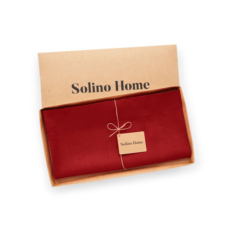 Solino Home 100% Pure Linen Table Throw - Fete