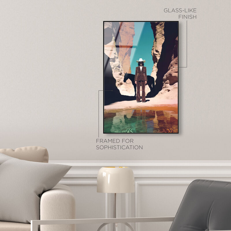 Cowgirl's Surreal Nature and Landscape Canvas Print by Oliver Gal image number 4