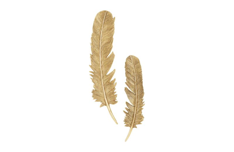 Feathers Large Wall Art Set of 2