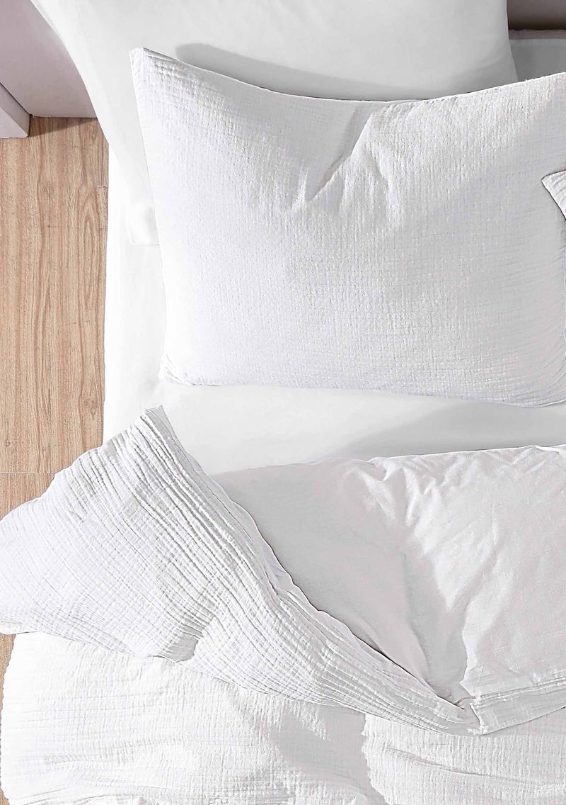 Cotton Gauze 4pc King Comforter Set image number 4