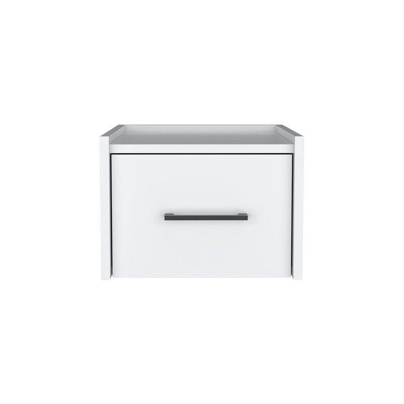 Streamdale Floating Nightstand Calion, Bedroom, White