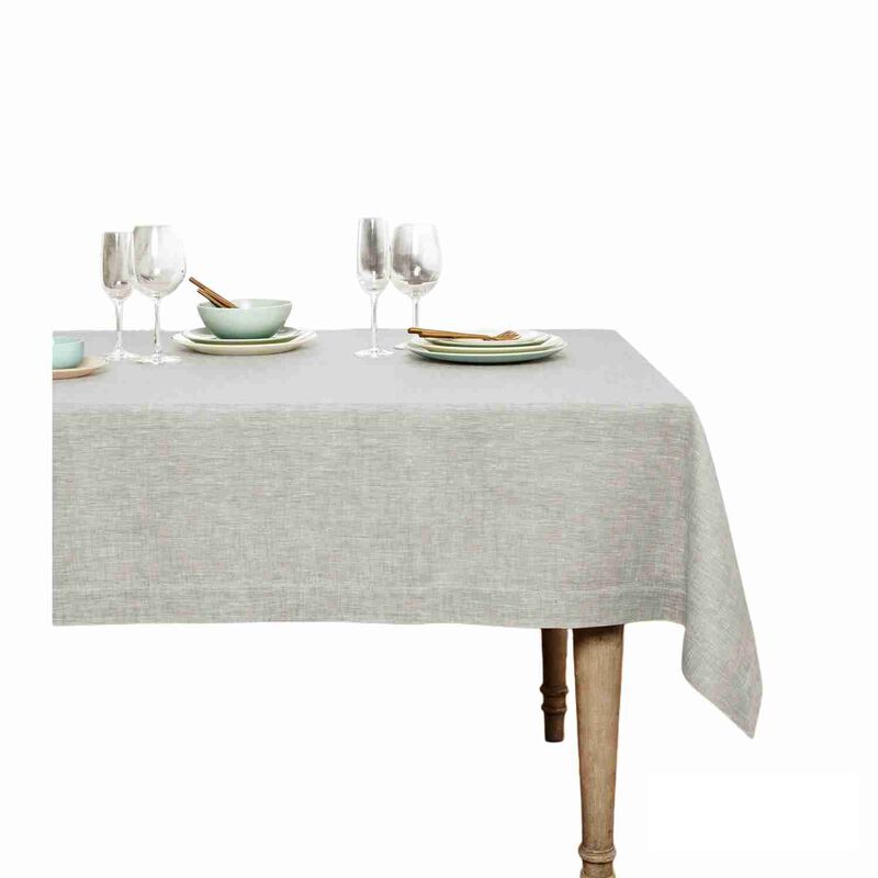 Solino Home 100% Pure Linen Tablecloth - Athena