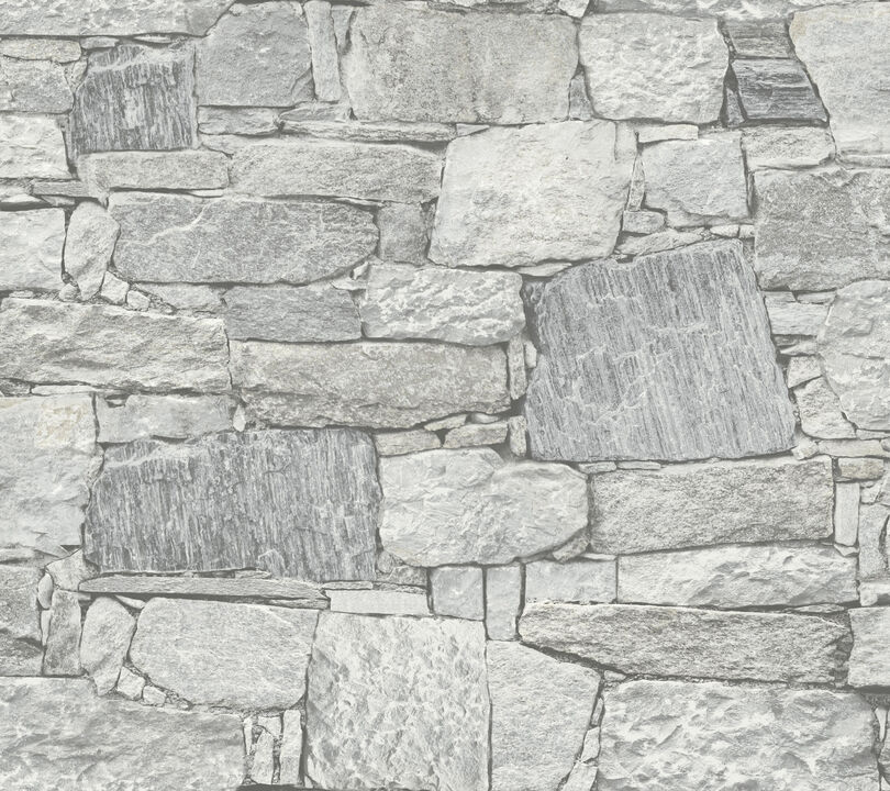 Chateau Stone Grey Peel & Stick Wallpaper (Set of 2)