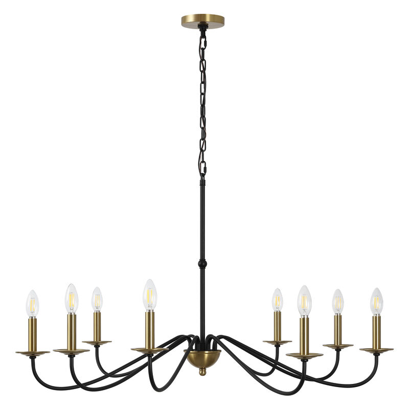 Wicklow Bohemian Farmhouse Iron LED Chandelier