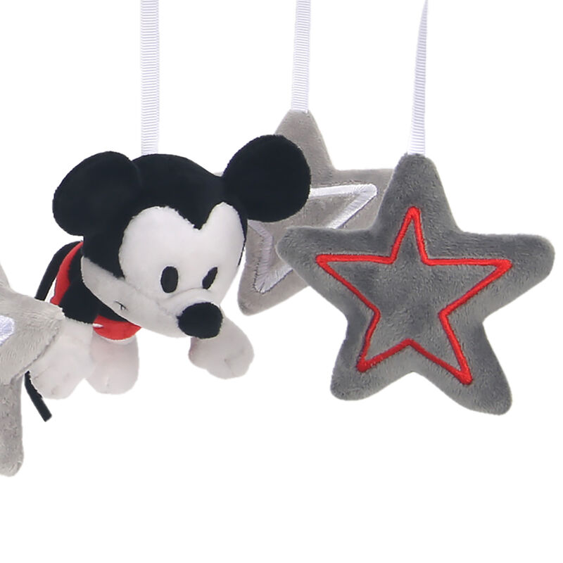 Lambs & Ivy Disney Baby Magical Mickey Mouse Musical Baby Crib Mobile - Gray
