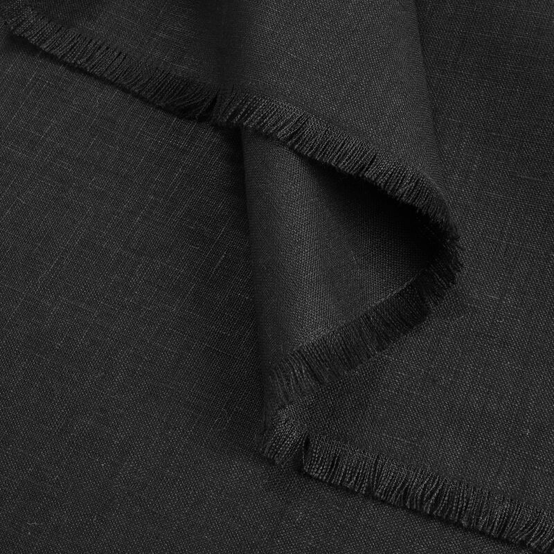 Solino Home 100% Pure Linen Table Throw - Fringe