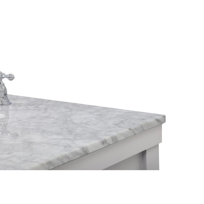 Elegant Kitchen and Bath 42 inch Single bathroom vanity in grey