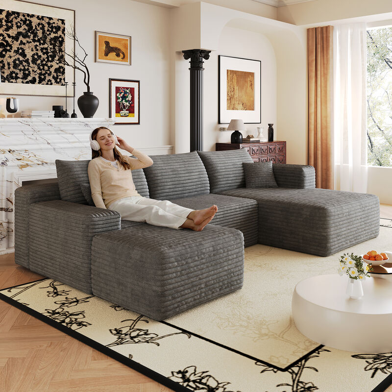Jamzur Cloud Sectional Sofa image number 4