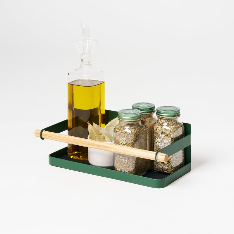Magnetic Storage Caddy - Steel + Wood image number 9