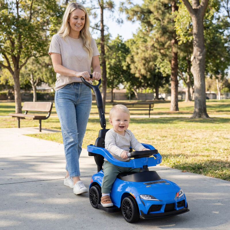 Toddler 3 in 1 Sliding Walking Toy with Foot to Floor Stroller Design image number 1
