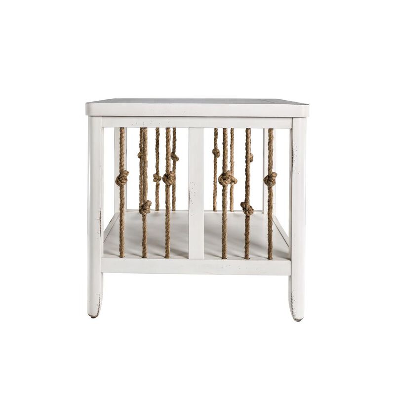 Liberty Furniture Dockside End Table in White image number 3