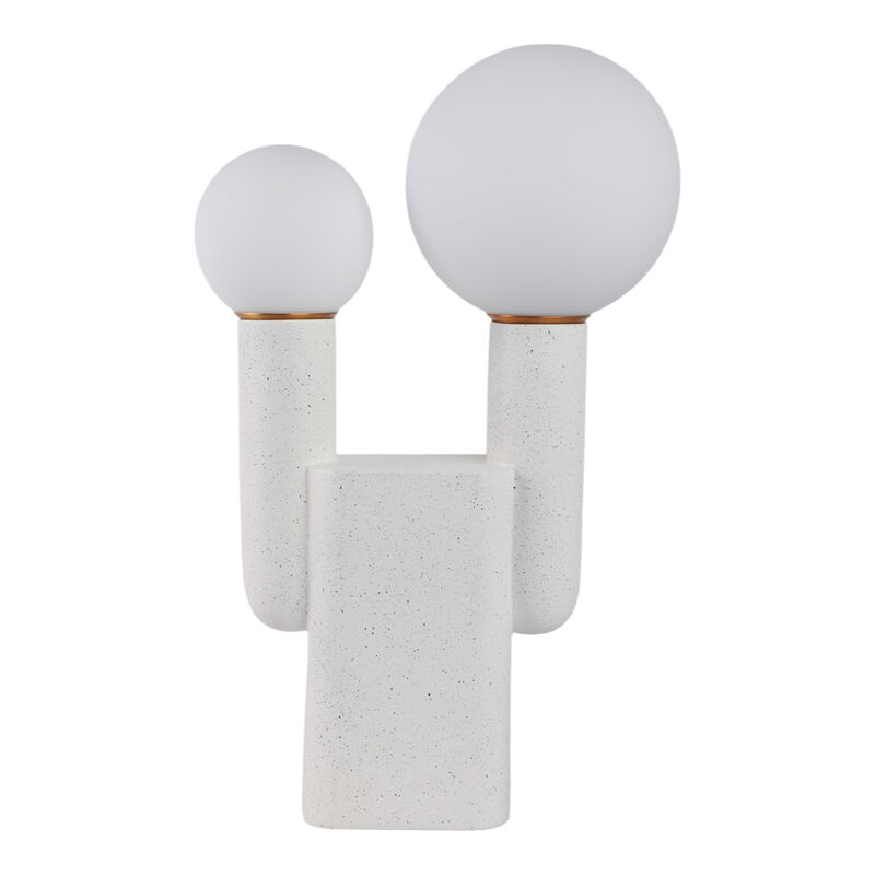 20x12" Double Head Totem Lamp With Base Switch, Wh image number 3