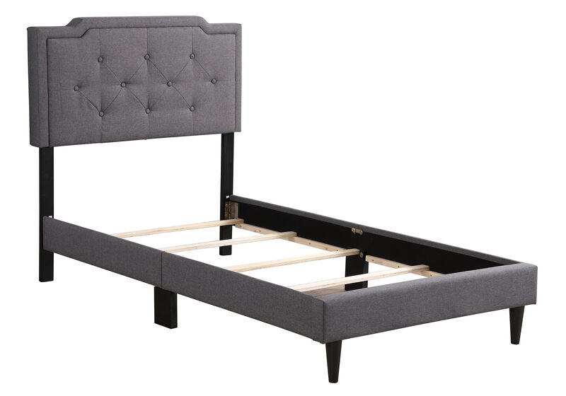 Deb Jewel Tufted Twin Panel Bed