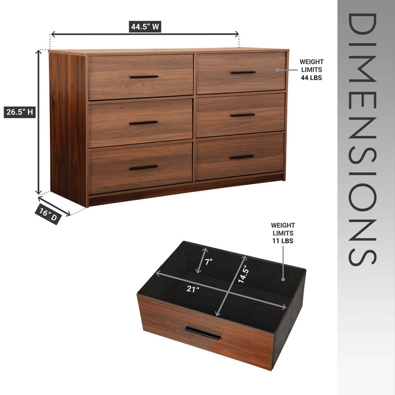 Stofto Large Fabric Drawers Dresser image number 3